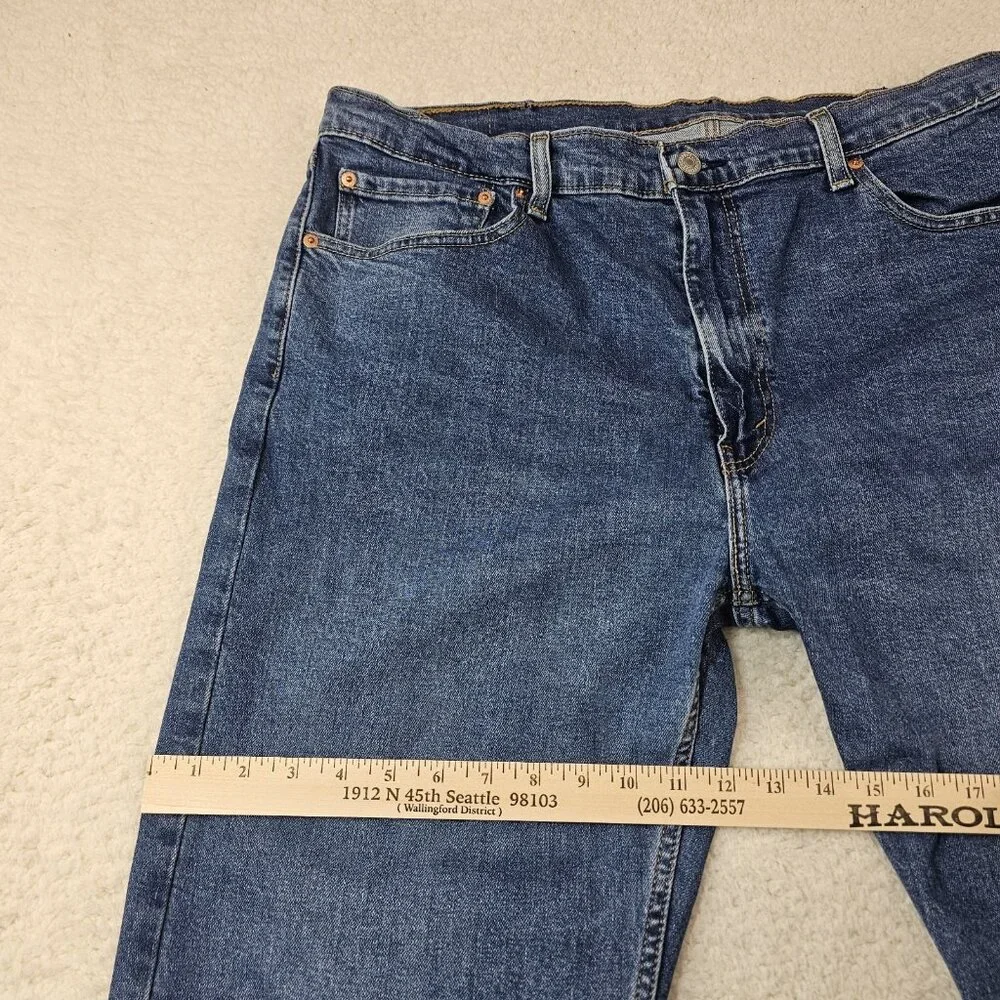 Levi's 505 Jeans Mens 40x30 Blue Denim Straight Leg Relaxed Fit Dadcore Normcore